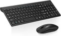 cimetech EasyTyping KF10 Wireless Keyboard and Mouse Combo, [Silent Scissor Switch Keys][Labor-Saving Keys]Ultra Slim Wireless Computer Keyboard and Mouse, Easy Setup for PC/Laptop/Mac/Windows - Black by cimetech