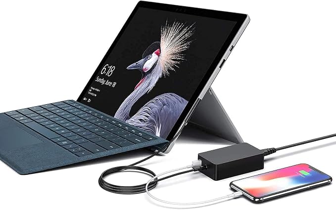 TREE.NB Laptop Surface Pro Charger 15V 2.58A 44W Power Supply for Microsoft Surface Book Surface Pro 8/7/6/5/4/3 Laptop 1/2/3 Surface Go 1/2 & Surface Book (Not Compatible Surface 3) - Image 7