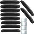 Padded Armrests for Wheelchair, Universal Arm Pads Replacement Black 10-1/4“ Suitable for Most Brands of Wheelchairs(10-1/4"(10pcs)) by Migeek