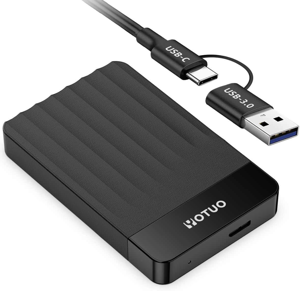 YOTUO 320GB External Hard Drive, Portable Storage Expansion HDD, USB 3.0 & USB-C for PC, Mac, Desktop, Laptop, Smartphone, PS4, Xbox One, Xbox 360, Office & Game, Black by YOTUO