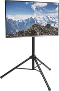 VIVO Tripod 32 to 55 inch LCD LED Flat Screen TV Display Floor Stand, Portable Height Adjustable Mount, Black, STAND-TV55T by VIVO