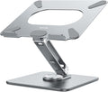 BESIGN LSX7 Laptop Stand with 360 Rotating Base, Ergonomic Adjustable Notebook Riser, Foldable Computer Holder Compatible with 10-15.6" Laptops (Gray) by BESIGN