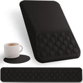 Ospelelf Keyboard Wrist Rest Ergonomic Mouse Pad with Wrist Rest, Arm Wrist Rest for Computer, Office and Gaming,Black by OspelelfOfficeSupplies