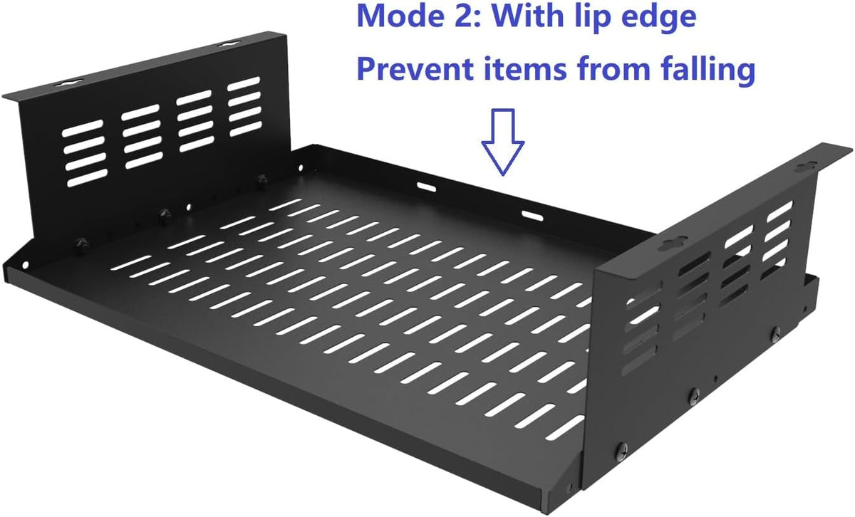 17" Under Desk Computer Mount for Small Form Factor Computers - Image 2