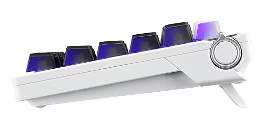 ROG Azoth X 75% custom gaming keyboard, hot-swappable Storm V2 Switches, gasket mount, dampening foam, FR4 plate, south-facing PCB, tri-mode connection, OLED display, control knob, wrist rest, Mac - Image 6