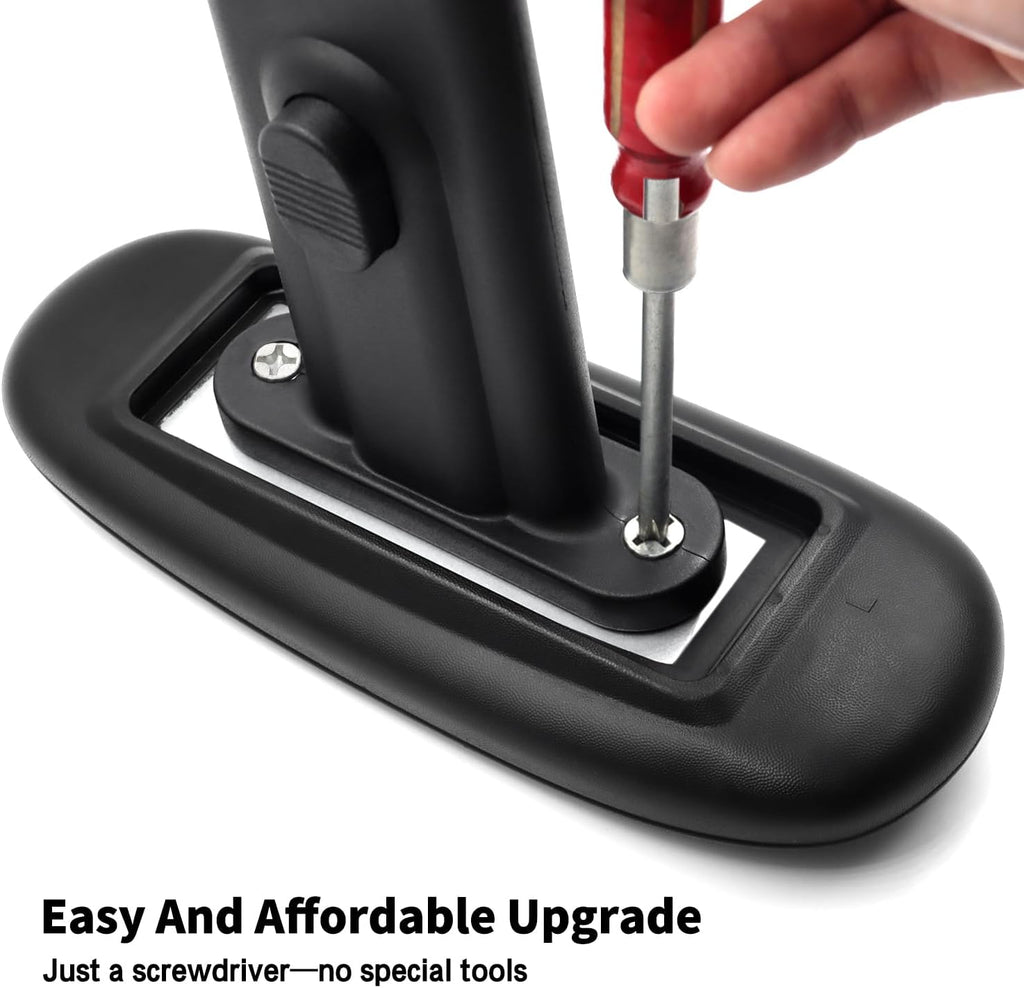 Universal Office Chair Arm Rest Replacement Pads -Ergonomic Arm Pads with 4" Mounting Hole Distance, Soft PU Surface & Durable Steel Inserts – Fits Most Office & Gaming Chairs (Set of 2) - Image 5