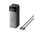 Anker 737 Power Bank, 140W 24,000mAh 3-Port Laptop Charger, Smart Display | Fast Multi-Device Charging, for iPhone 16 / 15 / 14 Series, Vision Pro, Samsung, MacBook, and More by Unknown