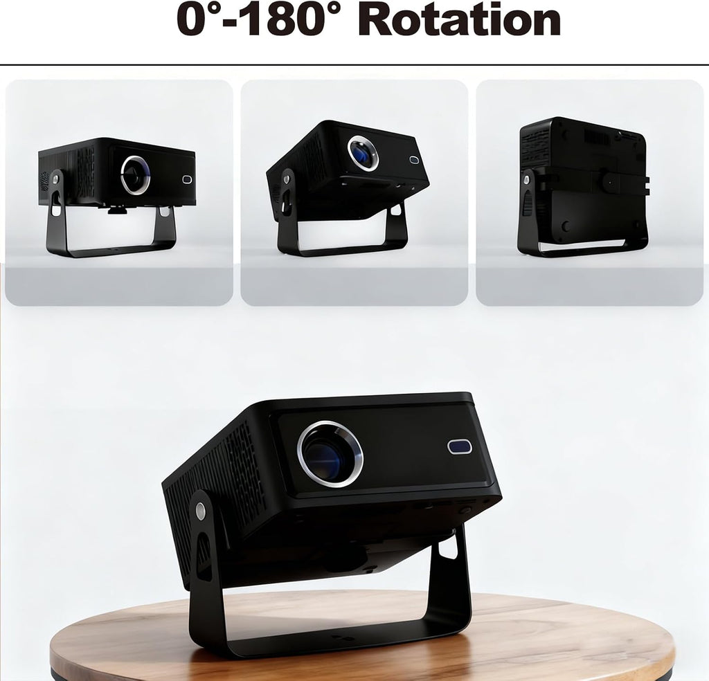 DAWASAPAT MINI Tabletop Projector Holder Mount with 1/4" Screw & Cable Ties, Easy Setup Stand for Most Projectors for Home, Office, Outdoor Projection - Image 5