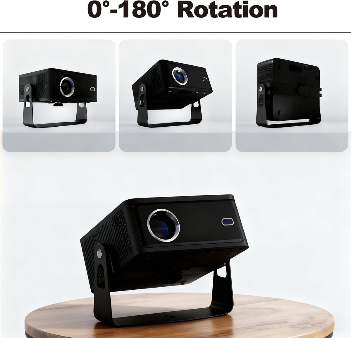 DAWASAPAT MINI Tabletop Projector Holder Mount with 1/4" Screw & Cable Ties, Easy Setup Stand for Most Projectors for Home, Office, Outdoor Projection - Image 5