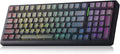 Aula F99 Keyboard Gaming,Wireless Mechanical Keyboards Creamy Sound | Computer Bluetooth Keyboard Full Size Hot Swappable RGB Backlit w/8000mAh Battery,Gradient Grey Tri-Mode BT/2.4GHz/USB by LEOBOG