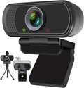 XPCAM HD 1080p Webcam with Microphone,USB Web Camera for Computer PC Laptop | PC Webcam with Cover/Tripod,110°FOV Wide Angle,Plug&Play Streaming Computer Camera for Laptop Mac Zoom,Teams,Twitch Gaming by XPCAM