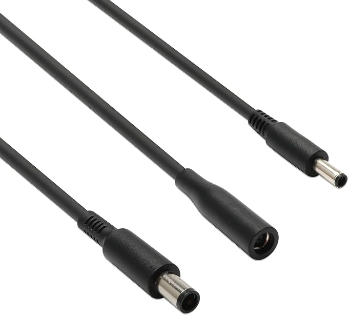 SZGUDULO 130W Laptop Charger for Dell XPS Inspiron Precision Power Cord | 130W Laptop Charger for Dell XPS 15 Inspiron 7559 Precision 5510 Docking Station Power Cord PA-4E (2Tips 7.4 and 4.5mm) - Image 2