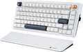 Hexgears 75% Wireless Mechanical Keyboard with Knob, Hot Swappable Creamy Keyboard with Wrist Rest, Pre-lubed Linear Switches, 2.4GHz/Type-C/BT5.0, RGB Backlit Gaming Keyboards for Win/Mac (White) by HEXGEARS