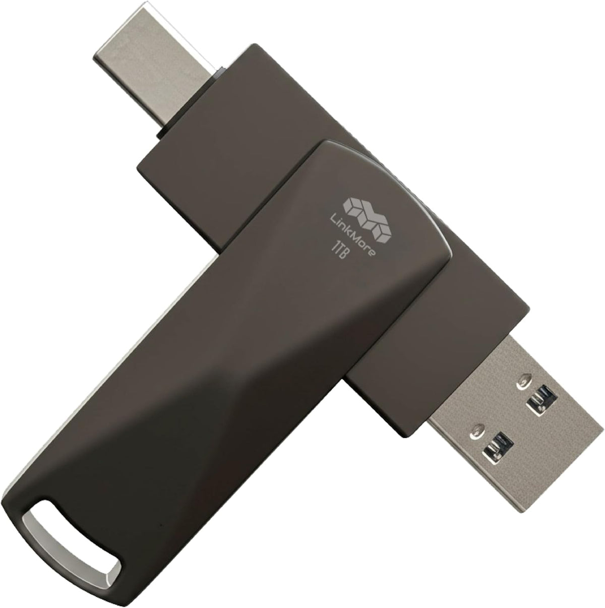 LinkMore 1TB Portable SSD, NR P50 USB-C & USB-A, Up to 560MB/s by LinkMore