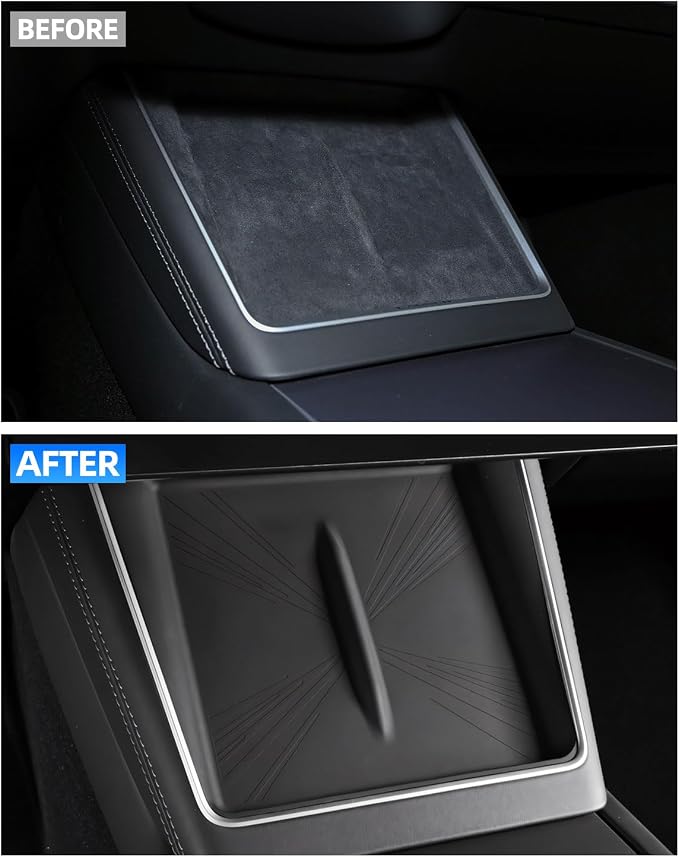 Model Y Juniper Centre Control Wireless Charging Mat，Center Console Wireless Charger Pad Compatible with Tesla Model Y 2024 2025 2026 - Image 6