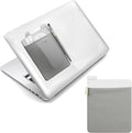 Portable External Hard Drive Carrying Case Sleeve Storage for Laptop, Reusable Adhesive Stick On Holder for Computer Accessories Wireless Mouse/Earphones/USB Cable,Travel Pocket Pouch by Unknown