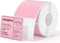MUNBYN 2x2 Thermal Labels, 750 Sheets/Roll, Pink by MUNBYN