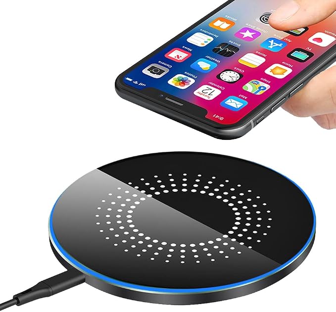 30W Wireless Charger Pad, Wireless Charge 30W, Fast Wireless Charger, Wireless Charging Compatible with Samsung Galaxy S23/S22/S21/S20, Fast Charger Compatible with iPhone 17/16/15/13/14/12 Series by HONGYEE-NH