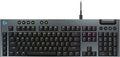 Logitech G915 X Wired Gaming Keyboard (Tactile)- Black | Low Profile, Mechanical Switches, Double-Shot PBT Keycaps, RGB lighting, Aluminum finish, PC/Mac Compatible by Unknown