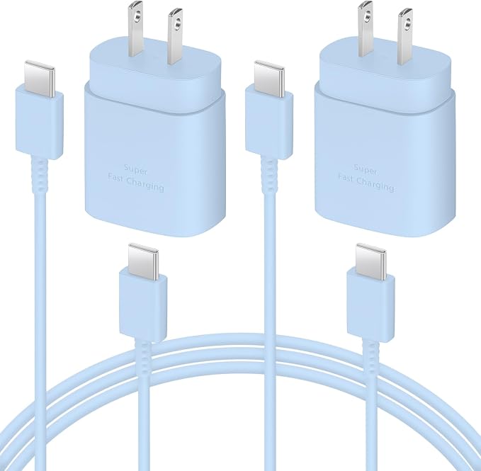 AISNI USB C Charger 25W Type C Charger Fast Charging Android Charger Block | for Galaxy S26 Ultra/S26/S26+/S25 Ultra/S25/24 Ultra/S24/S23 Ultra/S22 Ultra with 10 FT Long Phone Charger USB C Cord by AISNI