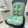 LYFJMUS 17x17 inch Office Chair Cushion for Back and Butt Desk Chair Cushion with Back Support for Office Dining Game Outdoor Chair Cushions (Green) by LYFJMUS