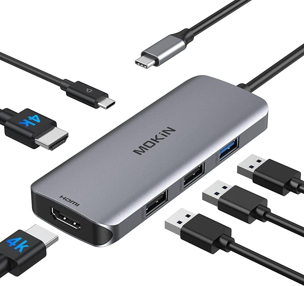 MOKiN USB C Docking Station Dual Monitor 2 HDMI for Dell/Lenovo/HP Laptop by MOKiN