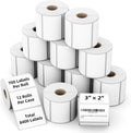 3"x2" 3-Proof Direct Thermal Barcode Shipping Labels for Zebra LP2844 GK420D GK420T ZD421 ZD420, 12 Rolls 8400 Pcs 2x3 Strong Adhesive Return Address Label Used with Rollo MUNBYN Arkscan by LabelChoice