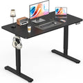 Electric Standing Desk, Gaming Desk, 40 x 24 Inch, Black | Height Adjustable Computer Desk with Smart Controller, Sit and Stand Up Table for Home, Office, Work, Study, Writing by Zontera