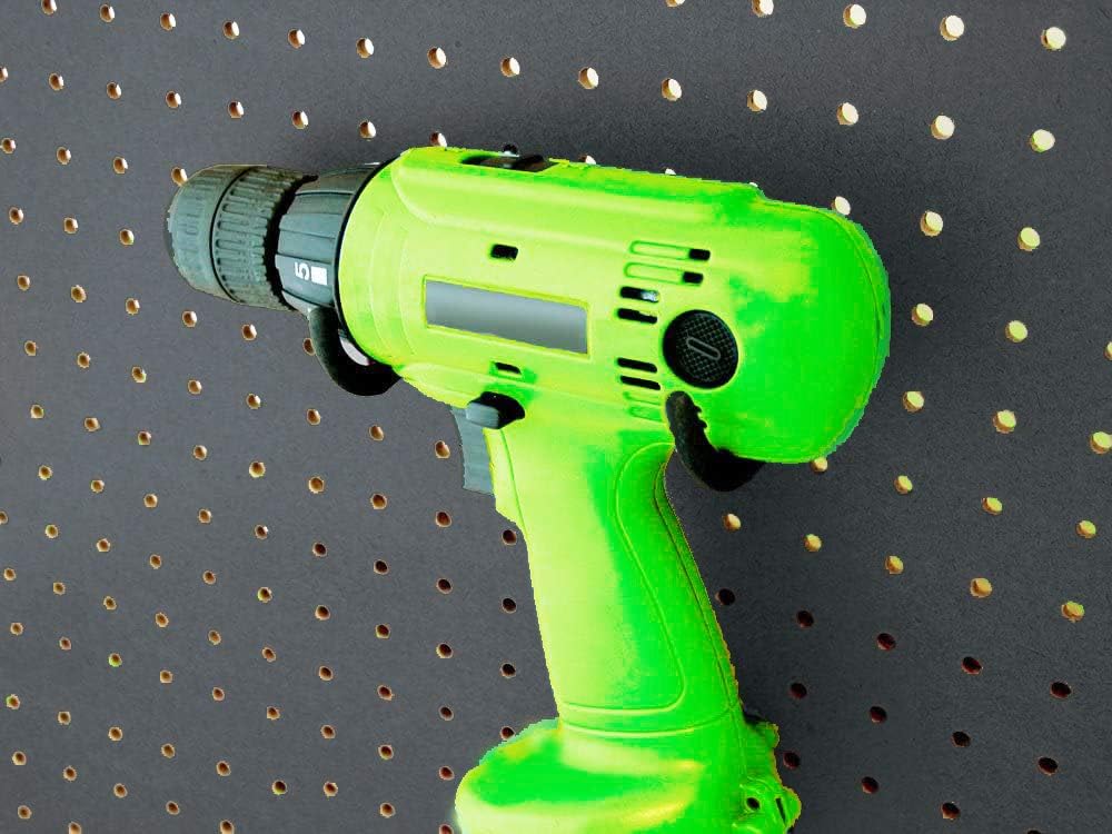 5PCS Pegboard Drill Holder with Double Hooks and Accessories Bag for Power Tools - Image 5