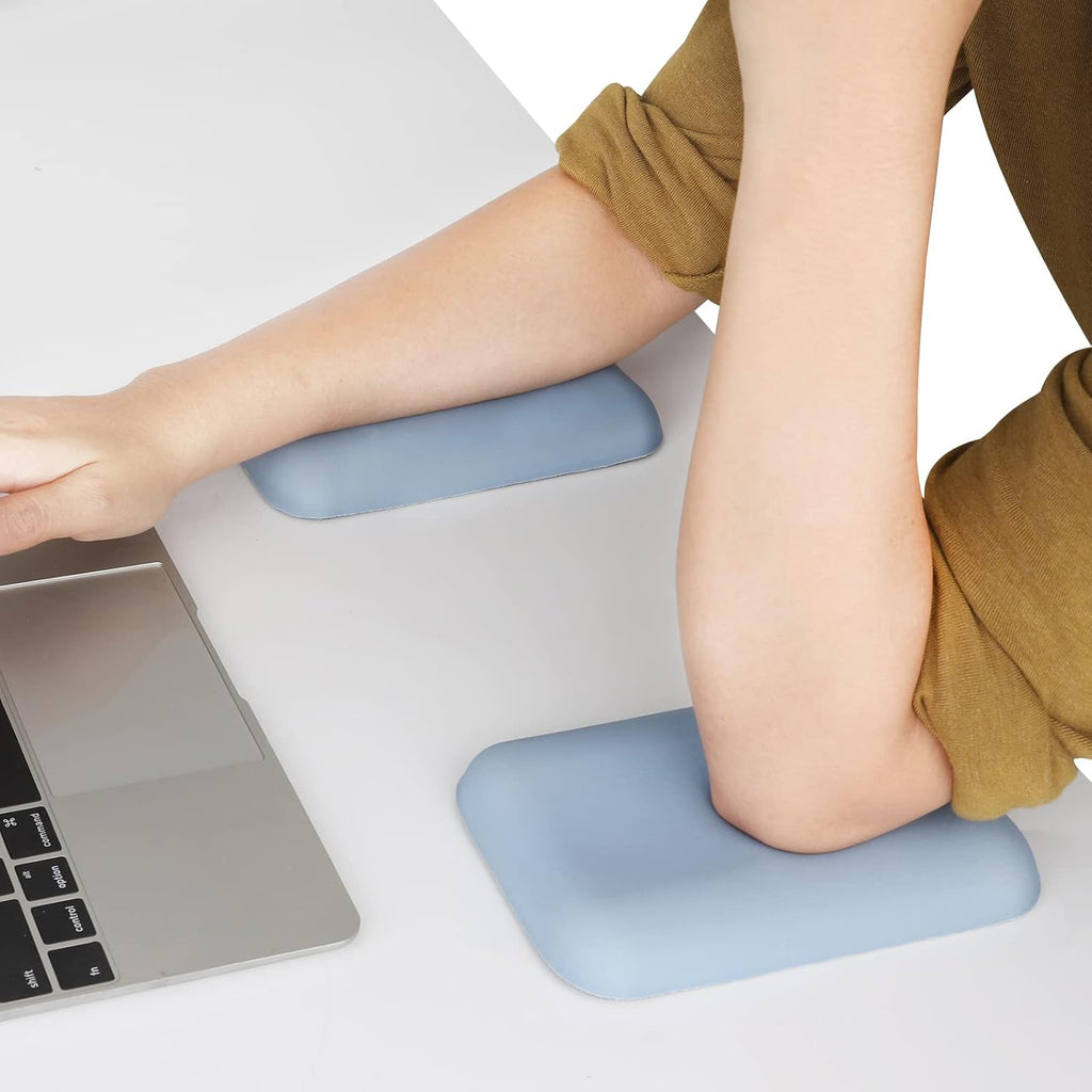Leolee Elbow Rest Pads for Desk, Blue Ergonomic Wrist Rest Arm Rest Pads by Leolee