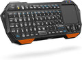 Fosmon Mini Bluetooth Keyboard (QWERTY Keypad), Wireless Portable with Touchpad, Compatible with Apple TV, Amazon Fire Stick, PS4, PS4 Pro, PS5, HTPC/IPTV, VR Glasses, Smartphones by Fosmon