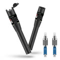 2-Pack Fiber Optic Visual Fault Locator Kit, Red Light Fiber Tester for Single Mode and Multimode Cable, VFL Pen Compatible with SC ST FC LC Connectors, Network Maintenance Test Tool by GESD