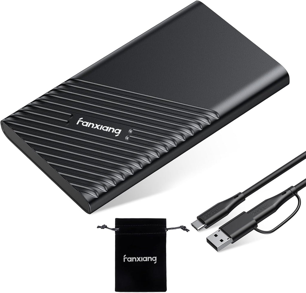 fanxiang 2TB External SSD Portable, Up to 2000MB/s, USB C External Solid State Drive External Hard Drive, USB 3.2 Gen2*2 Type-C SSD for iPhone 15/Pro/PC/Laptops/Creators/Gaming - Image 9