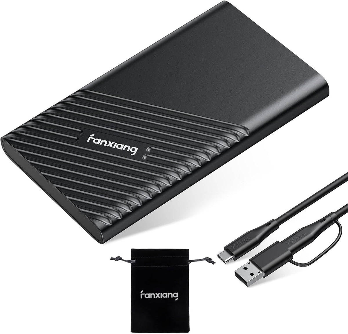 fanxiang 2TB External SSD Portable, Up to 2000MB/s, USB C External Solid State Drive External Hard Drive, USB 3.2 Gen2*2 Type-C SSD for iPhone 15/Pro/PC/Laptops/Creators/Gaming - Image 9