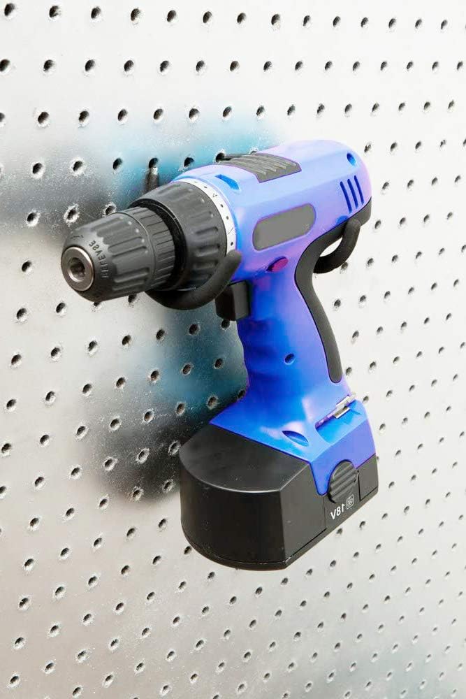 5PCS Pegboard Drill Holder with Double Hooks and Accessories Bag for Power Tools - Image 6