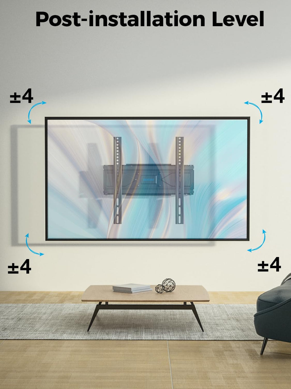 UL Listed Full Motion TV Wall Mount Bracket 40 50 55 65 inch TVs - Image 7