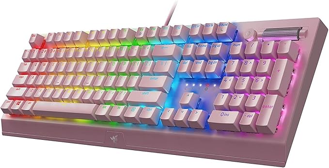 Razer BlackWidow V3 Mechanical Gaming Keyboard, Green Mechanical, Quartz | Tactile & Clicky, Chroma RGB Lighting, Compact Form Factor, Programmable Macro Functionality - Image 3