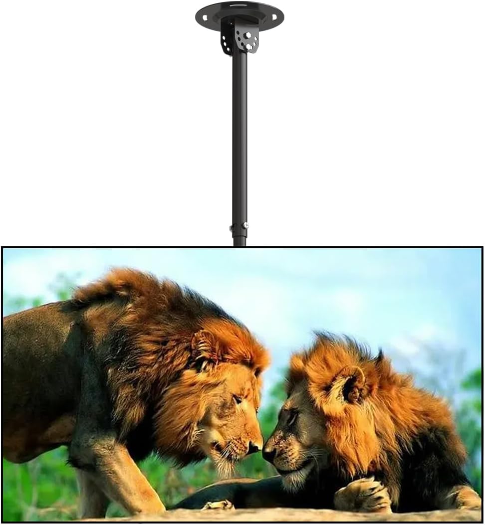 Suptek Ceiling TV Wall Mount Fits 37-75 inch LCD LED Plasma Monitor Flat Panel Screen Display with VESA 600x400 (Max) Loaded up to 132lbs Height Adjustable MC5602 by suptek