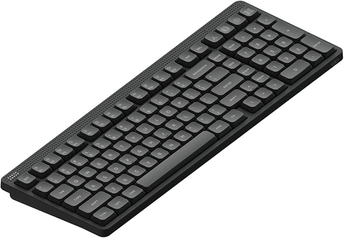 NuPhy Node100 Wireless Mechanical Keyboard, Hot Swappable Custom Low Profile Keyboard, 103 Keys Computer Gaming Keyboards, Supports Touch Gestures, PBT Keycaps, RGB Backlit, Bluetooth/2.4GHz/USB-C by NuPhy