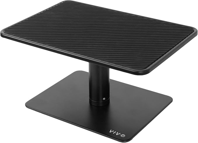 VIVO Universal Height Adjustable Ergonomic Computer Monitor and Laptop Riser Tabletop Desk Stand, Black, STAND-V000SB by Unknown
