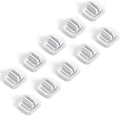 10Pack Cable Spring Holder Clips, Cord Organizer for Desk - Lamicall Adjustable Cord Clip, Wire Holder Organizer, Phone USB Charger Cable Holder, White | Wire Holder Organizer, Phone USB Charger Cable Holder, Cable Management for Nightstand Wall, Adhes... by Lamicall