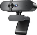 1080P Webcam with Microphone, Privacy Cover & Auto Light Correction for PC, Laptop and Desktop by Edew