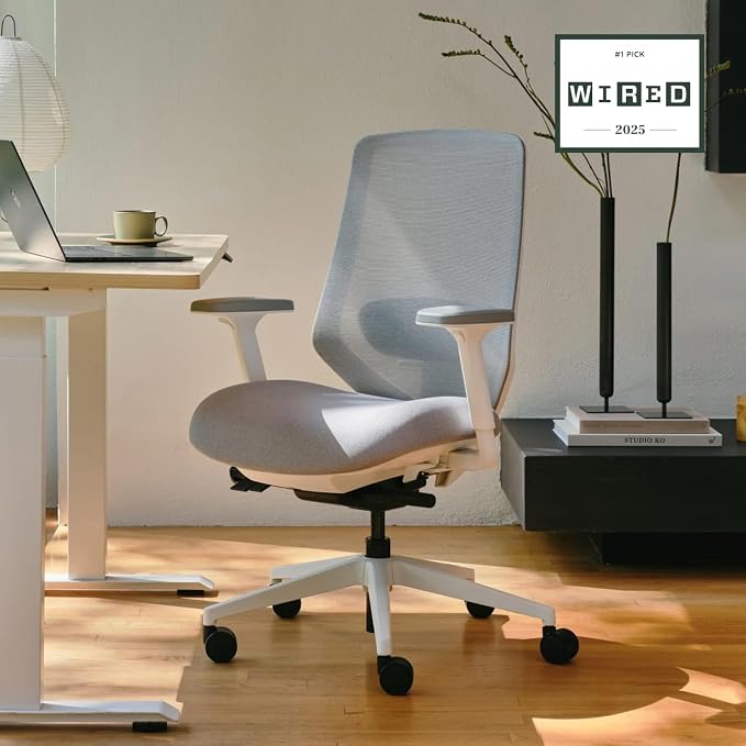 Branch Ergonomic Chair Pro, Mesh Office Chair with 14 Points of Adjustment | Height, Depth and Tilt Adjustable, 5D Armrests, Forward Tilt, Smooth Recline, and Lumbar Support, Mineral - Image 2
