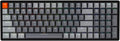 Keychron K4 Bluetooth Wireless Mechanical Keyboard RGB LED Backlit, Hot-swappable Compact 100 Keys USB Wired Computer Gaming Keyboard Aluminum Frame for Mac Windows, Gateron Red Switch by Keychron