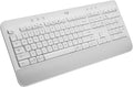 Logitech Signature K650 Comfort Full Size Wireless Keyboard - Off White | BLE Bluetooth or Logi Bolt USB receiver, deep-cushioned keys, integrated numpad, compatible with most OS, PC, Windows, Mac by Unknown