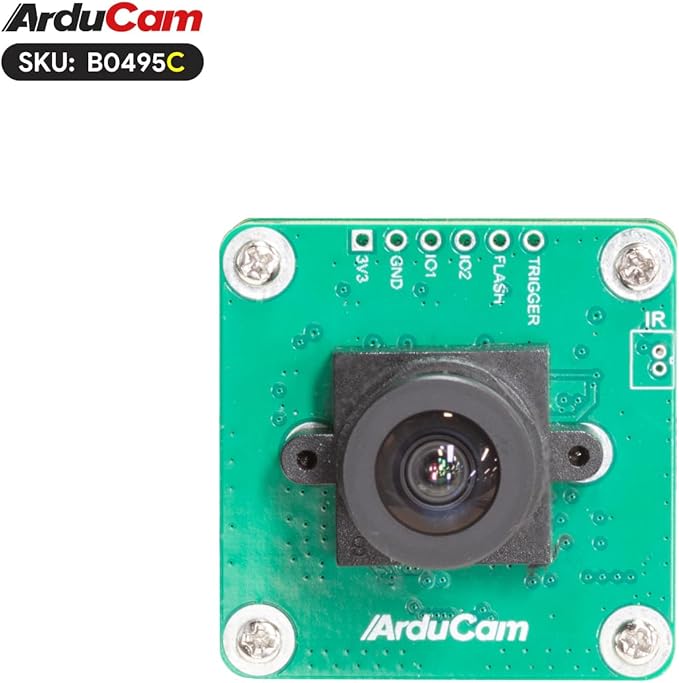 Arducam USB 3.0 Camera, 960 * 600@80fps High-Speed Global Shutter UVC Camera Module, 1/2.6" 2.3MP Color AR0234 USB Webcam with 95°(D) M12 Lens for Windows and Linux - Image 6