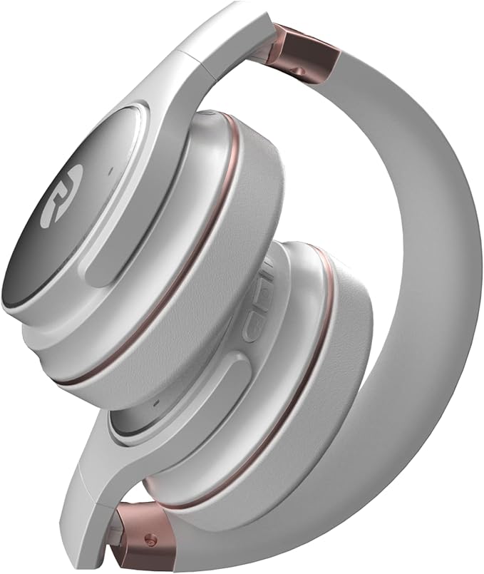 Raycon Everyday Bluetooth Headphones - Over The Ear, Active Noise Cancelling Wireless Headphones + Awareness Mode, Bluetooth Headset with Mic, 40 Hours of Battery Life (Rose Gold) - Image 3