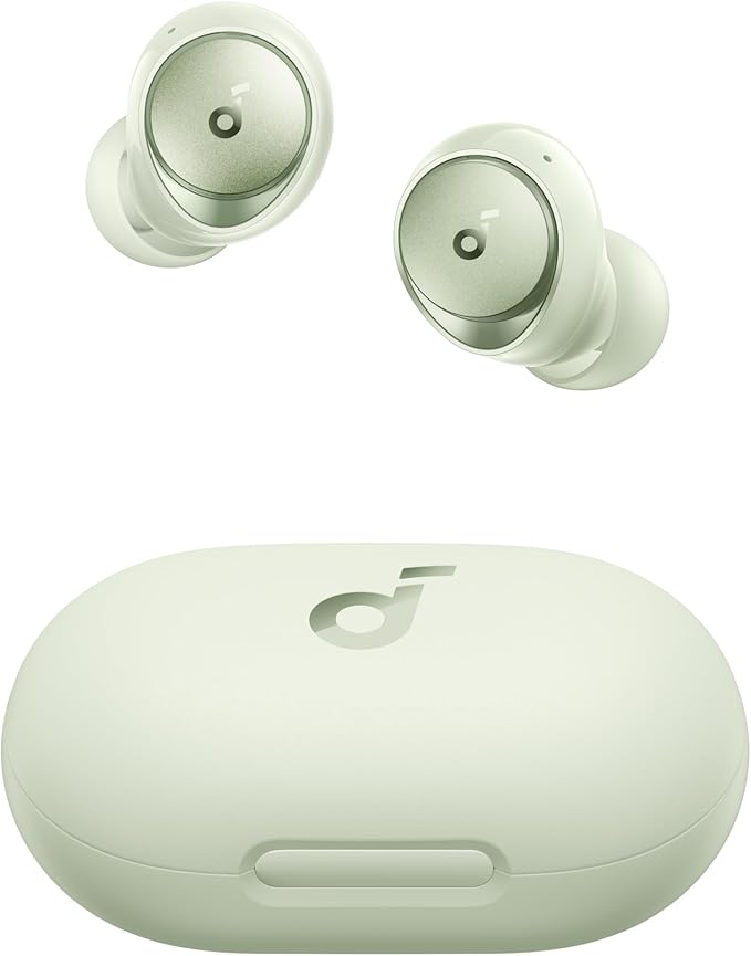 Soundcore by Anker Space A40 Adaptive Active Noise Cancelling Earbuds | Reduce Noise by Up to 98%, Ultra Long 50H Playtime, 10H Single Playtime, Hi-Res Sound, Comfortable Fit, Wireless Charge by Unknown