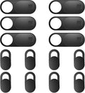 ZUCUCUC Webcam Cover Slide, 14 Pack Webcam Cover, Ultra-Thin Camera Cover for Laptop, Desktop, PC, MacBook, iPad, Tablet, iPhone, Cell Phone, Laptop Camera Cover Slide to Protect Your Privacy(Black) by ZUCUCUC