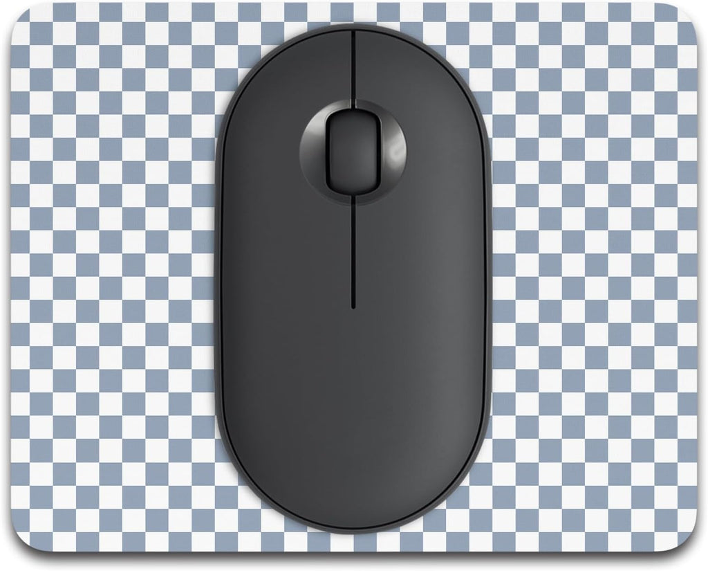 Small Mouse Pad, 5 x 6 Inch Thick Rubber Premium-Textured Non-Slip Portable & Washable Mini Mouse Mat for Women Men Wireless Laptops Keyboard Tray Gaming Work Travel,Blue Grey by Dapesuom